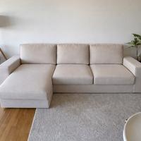 Divano 4 Posti con Penisola KIVIK (IKEA) col.Beige