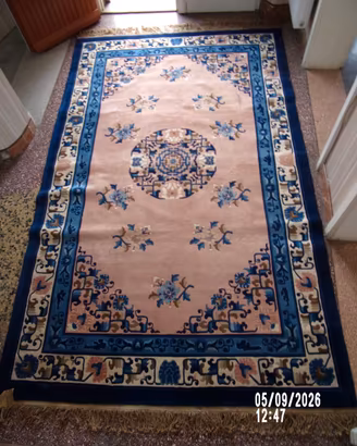TAPPETO CINESE GANSU 250X150 ANNODATO A MANO