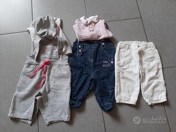 Lotto abbigliamento bimba 3-6 mesi