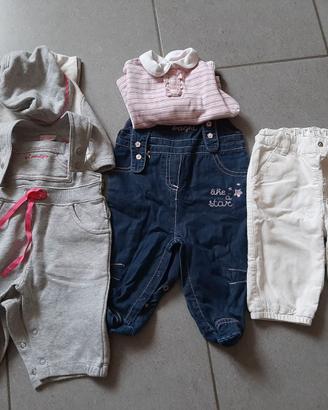 Lotto abbigliamento bimba 3-6 mesi