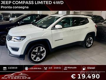 JEEP COMPASS 2.0 4WD LIMITED finanziabile