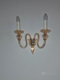 Coppia si applique da parete della De Majo