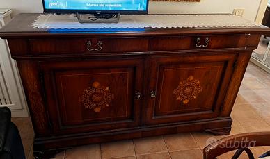 CREDENZA CREDENZONE CLASSICO NOCE
