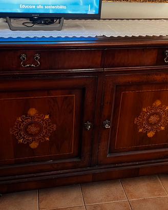CREDENZA CREDENZONE CLASSICO NOCE