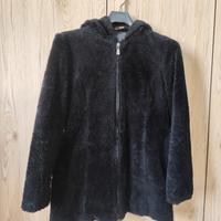 Pelliccia da donna nera