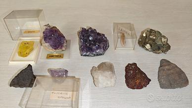 Minerali pietre grezze da collezione
