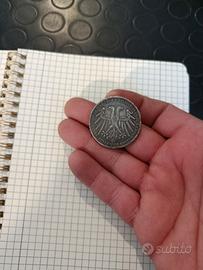 Moneta argento 2 gulden Francoforte