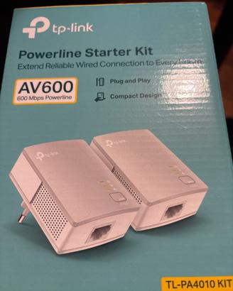 Powerline x rete tramite impianto elettrico