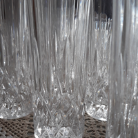 8 Bicchieri più 2 bottiglie cristallo