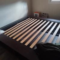 letto matrimoniale contenitore con due comodini 