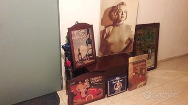 Collezionismo quadri specchio bar ecc..