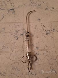 Siringa in vetro anni '50