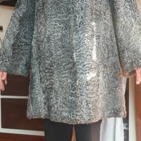 pelliccia astrakan grigio 