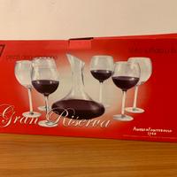Set vino con decanter e bicchieri Tognana NUOVO