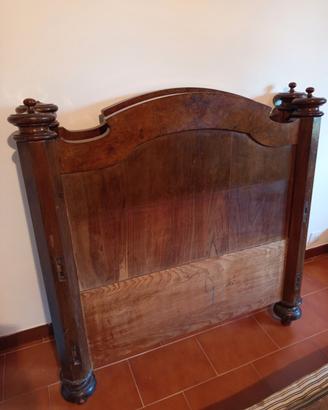 Letto singolo legno massello 800