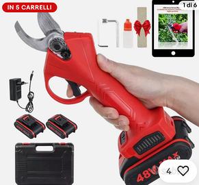 Forbicia elettrica a batteria cesoia per potatura