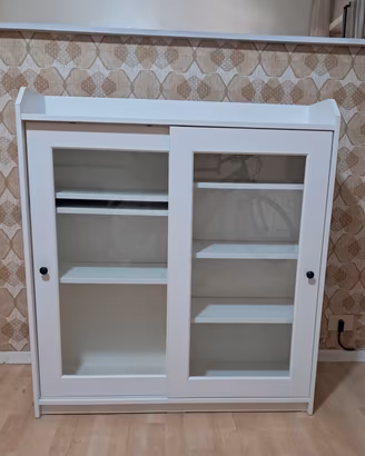 mobile vetrina bianco Hauga di Ikea