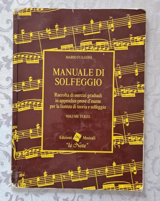 MANUALE DI SOLFEGGIO MARIO FULGONI