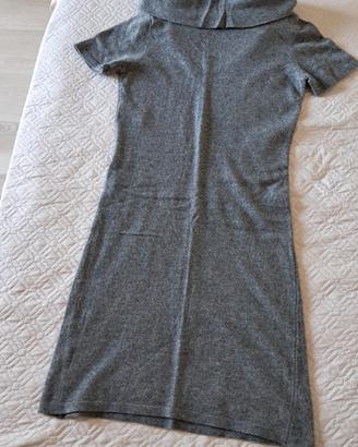 Abito grigio autunno/inverno stile benneton