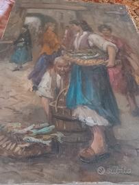 quadro olio  su tela