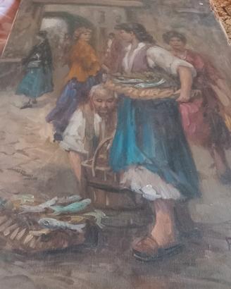 quadro olio  su tela