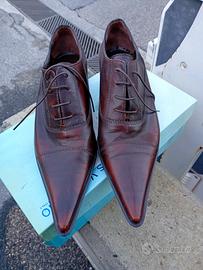 scarpe s punta donna con lacci tacco piccolo