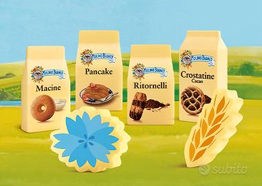 6 GOMMINE MULINO BIANCO SET B-2 SORPRESINE COL