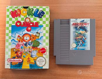 Kickle Cubicle e Roller Games per Nintendo Nes ita