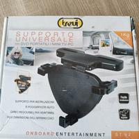 Supporto universale auto x DVD e mini TV 