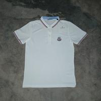 Polo moncler bianca 