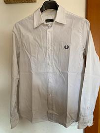 Camicia bianca maniche lunghe Fred Perry estiva