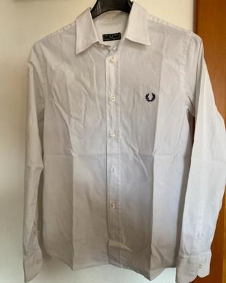 Camicia bianca maniche lunghe Fred Perry estiva