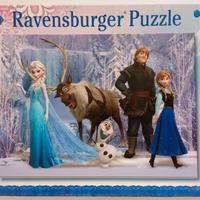 Puzzle-Ravensburger "Frozen"100pz età+6