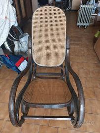 Sedia dondolo anni 80