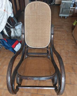 Sedia dondolo anni 80