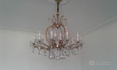 lampadario in cristallo 