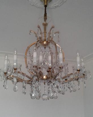 lampadario in cristallo 