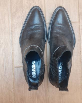 Scarpe Uomo Stivaletti a punta - Grigio Scuro - 45