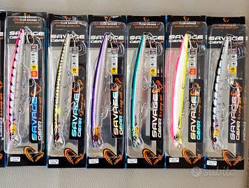 Lotto 6 artificiali jerkbait savage pesca spinning