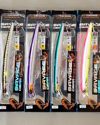 Lotto 6 artificiali jerkbait savage pesca spinning