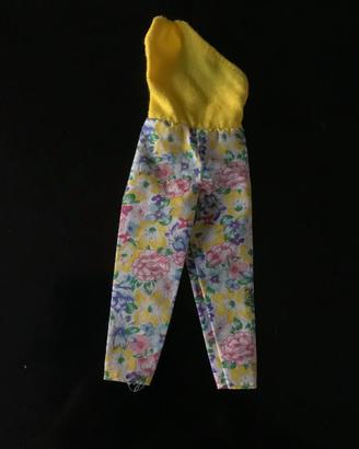 Barbie moda fiorita 1987 tuta intera