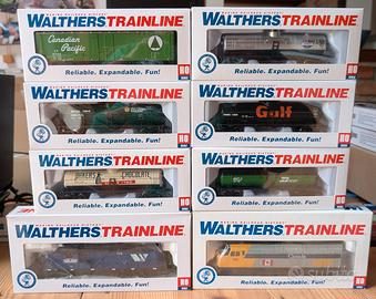 Lotto locomotive e vagoni Walthers Trainline