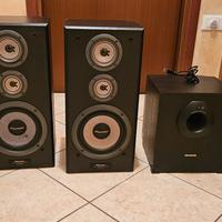 Subwoofer attivo Aiwa ts-w45 e diffusori pioneer c