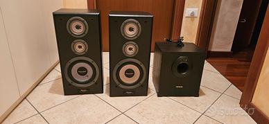 Subwoofer attivo Aiwa ts-w45 e diffusori pioneer c