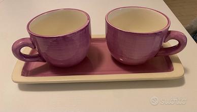 Tazze con piatto