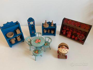 Arredi casa delle bambole VINTAGE