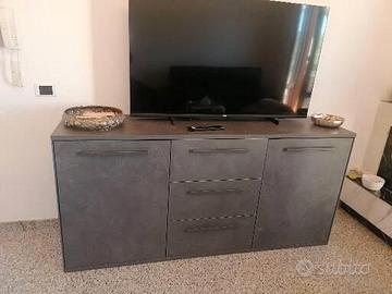 Mobile Madia color grigio scuro porta tv
