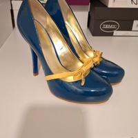 décolleté guess blu