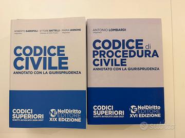 Codici civile e procedura esame avvocato 2026