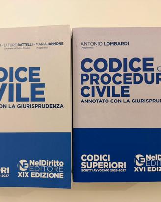 Codici civile e procedura esame avvocato 2026